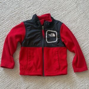 The North Face Kids' Red and Black Fleece Jacket 2T
